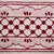 Contemporary Sample - Schumacher Davison Scalloped Tape in Crimson For Sale - Image 3 of 5