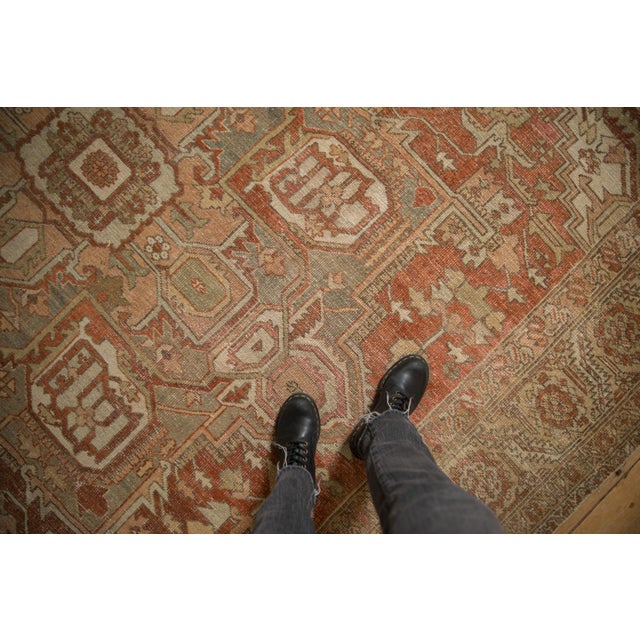 Traditional Vintage Distressed Heriz Carpet - 9'7" x 12'3" For Sale - Image 3 of 15