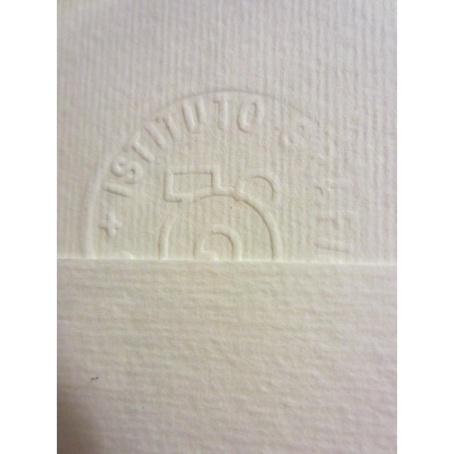 1970s Claudio Malacarne Italy Il Golfo Del Sole Coastal Signed Serigraph For Sale - Image 10 of 14