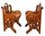 Set of 19th Century Oak Hall Seats, 1880 For Sale - Image 6 of 15