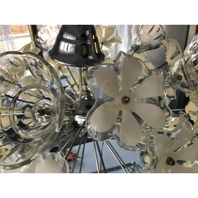 Sputnik Chrome Ceiling Lamp, 1970s For Sale - Image 13 of 18