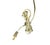 Metal 1970s Mid-Century Modern Parzinger Style Brass Floor Lamp For Sale - Image 7 of 7