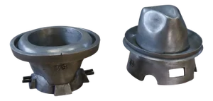 Vintage Cast Aluminum Hat Molds Jalard, 1950s, Set of 2