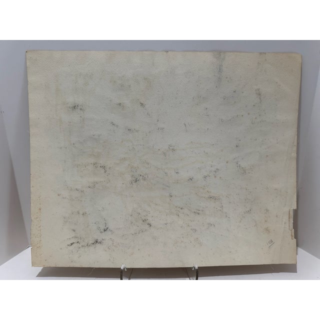 Henry Emil Salloch Original Watercolor on Paper Taxco, Mexico. 1961. For Sale In Atlanta - Image 6 of 7