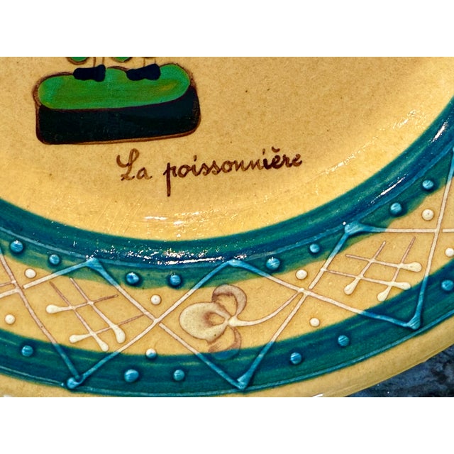 Terre Provence Cabinet Plates, Set of 3 For Sale In New York - Image 6 of 7