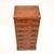 1950s Antique Yew Wood Military Campaign Chest of Drawers, 1950 For Sale - Image 5 of 11