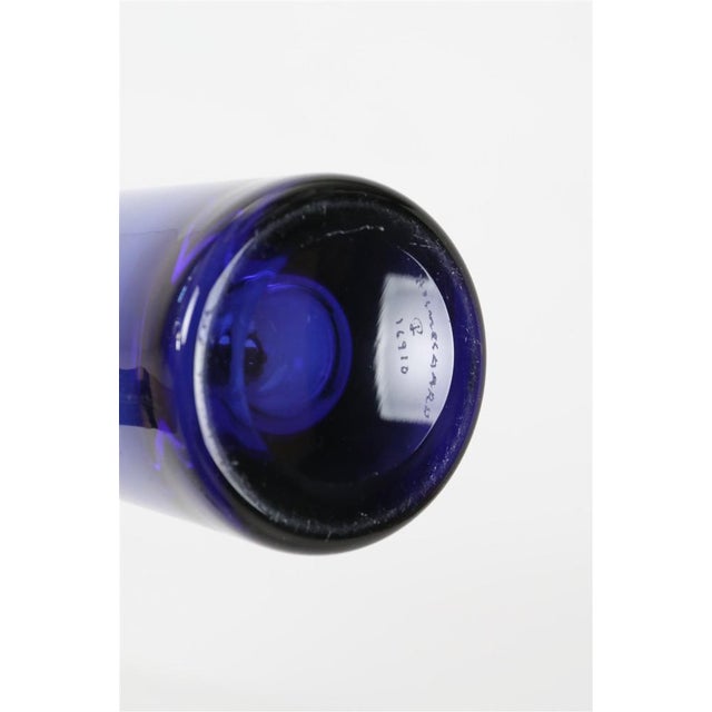 Vintage Danish Glass Vases by Per Lütlen for Holmegaard, 1960s, Set of 2 For Sale - Image 7 of 9