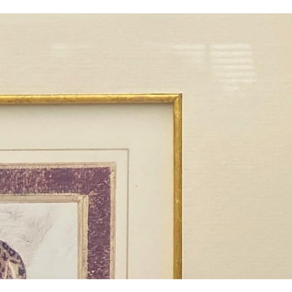 Pair: Vintage Jaguar Felis Onca Book Plate Lithographs Framed Art Print Big Cats For Sale - Image 10 of 18