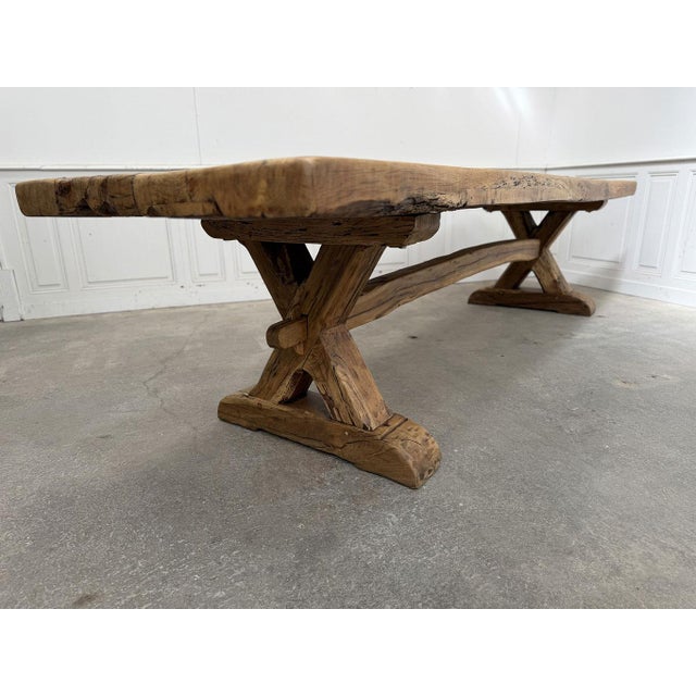 1950s Monastery-Style Oak Table, 1950s For Sale - Image 5 of 12