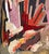 Mid Century Modern Abstract Art Oil Painting