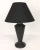 Black Ceramic Table Lamp, 1950s For Sale - Image 11 of 11