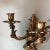 Gold Pair of French Scrolling Art Nouveau Sconces For Sale - Image 8 of 12