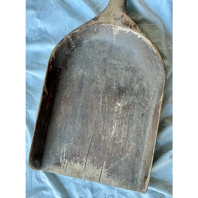Wood Rustic Farmhouse Country Antique Wooden Carved Shovel D-Handle For Sale - Image 7 of 11