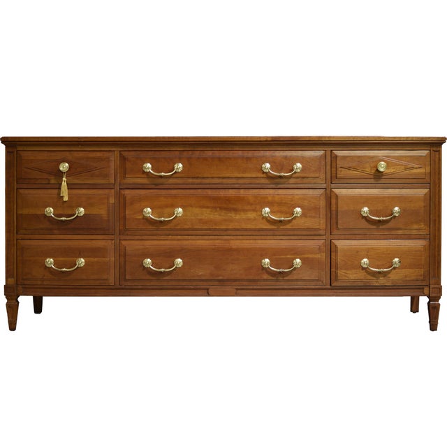 Mid Century Transitional Lowboy by Davis Furniture of Nashville Tn For Sale - Image 13 of 13