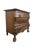 Wood Vintage Dutch Baroque Revival Oak Bombé Three-Drawer Chest With Paw Feet For Sale - Image 7 of 18