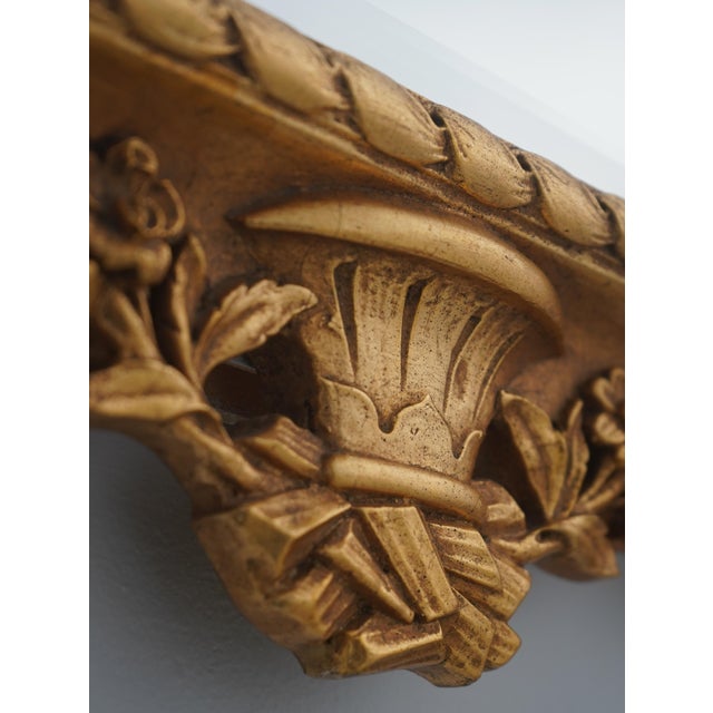 Glass Friedman Brothers Ornate Gold Framed Mirror For Sale - Image 7 of 12