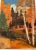 Traditional Fall Landscape Still Life Original Oil Painting on Canvas Board For Sale - Image 9 of 12