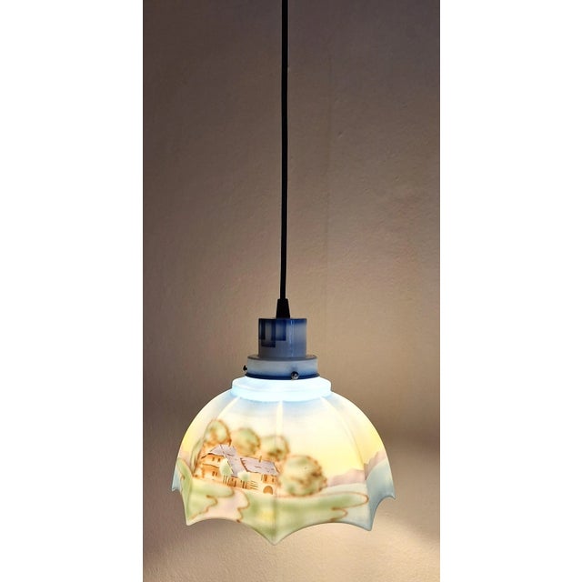 Vintage German Pendant Lamp, 1920 For Sale - Image 3 of 7