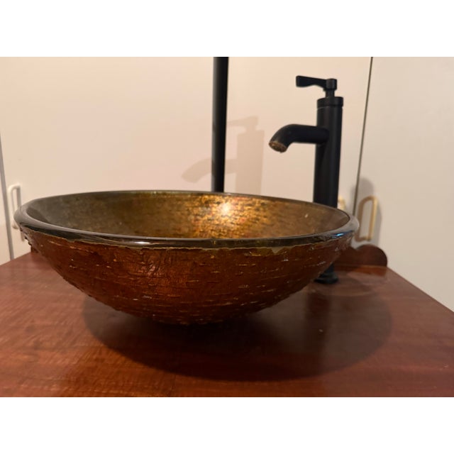 1990s Queen Anne Style Vessel Sink Cabinet For Sale - Image 6 of 11