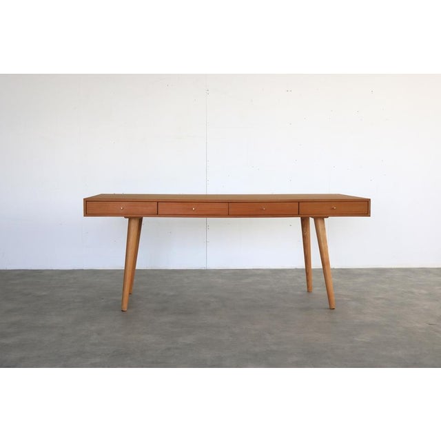 Vintage Danish Wooden Dining Table, 1980s, in Good conditions. Designed 1980 to 1989