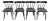 Paul McCobb Planner Group Mid-Century Modern Spindle Back Dining Chairs, Set of Four For Sale