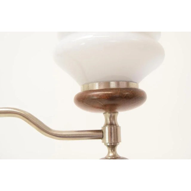 Brown Mid-Century Chandelier, 1960s For Sale - Image 8 of 17