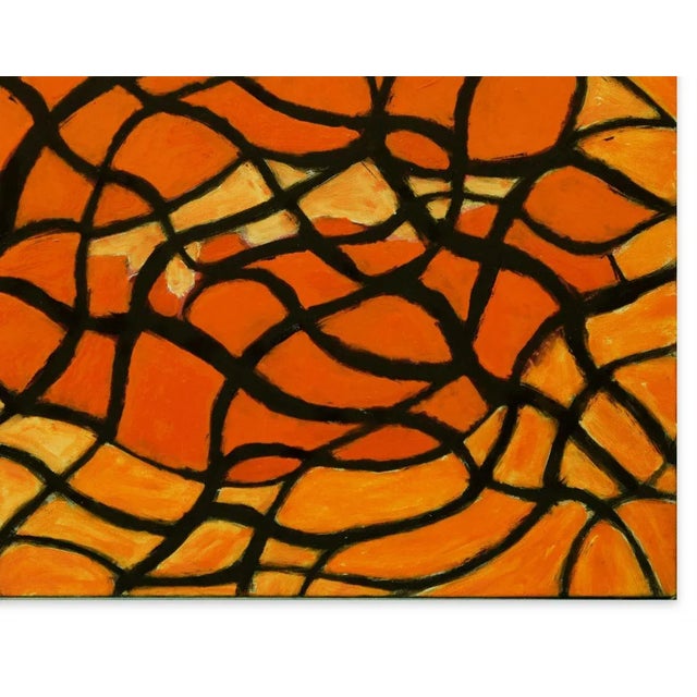 Reticulum is an original artwork realized by Giorgio Lo Fermo in 2019. Original colored enamel on canvas. Hand-signed and...