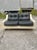 Plastic Mid Century Modern Sofa Set in Fiberglass With Black Tufted Cushions | Homecrest Style c.1960s For Sale - Image 7 of 18