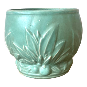 Vintage Glazed Ceramic Cache Pot After McCoy