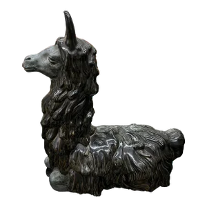 1950s Italian Mid Century Ceramic Llama