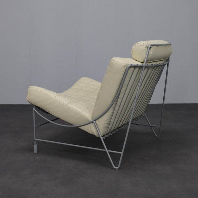 1990s Vintage Volare Leather Lounge Chair by Jan Armgardt for Leolux, 1990s For Sale - Image 5 of 9