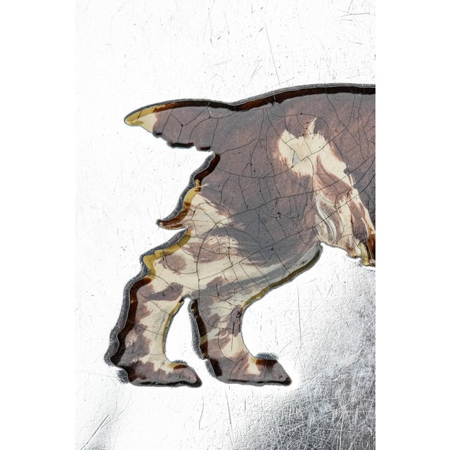 Exquisite Thomae Co. Sterling Silver Springer Spaniel Dog Hand Painted Enamel Antique Art Deco Cigarette Card Case For Sale In New York - Image 6 of 14