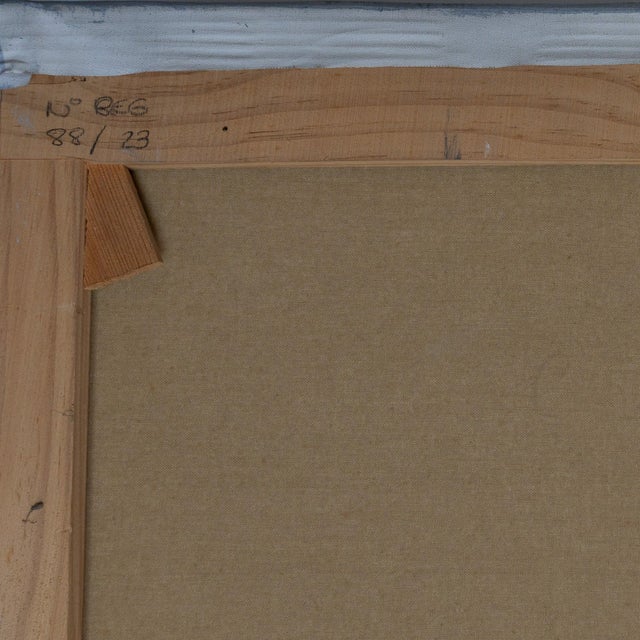 1980s Jordi Samsó, Abstract Figuration Scene, Oil Painting For Sale - Image 5 of 6