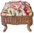 Mid 20th Century Wicker & Rose Needlepoint Footstool For Sale - Image 5 of 7
