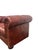 Ethan Allen Late 20th Century Fine Leather Chesterfield Sofa Loveseat For Sale - Image 4 of 8