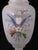 Victorian Late 19th Century Glass Vase Bristol Type Hand Painted Enameled Flowers For Sale - Image 3 of 12