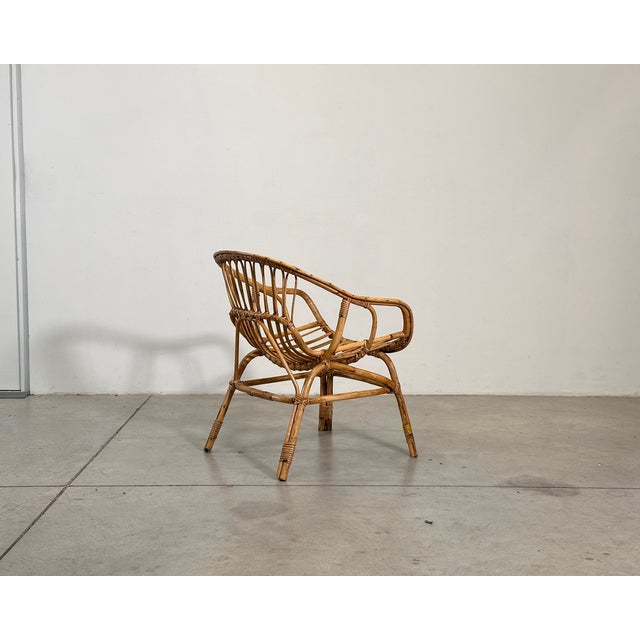 Rattan and Bamboo Living Room Set, Set of 5 For Sale - Image 15 of 18