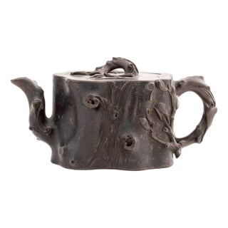 Chinese Yixing Zisha Plum Tree Trunk Teapot For Sale