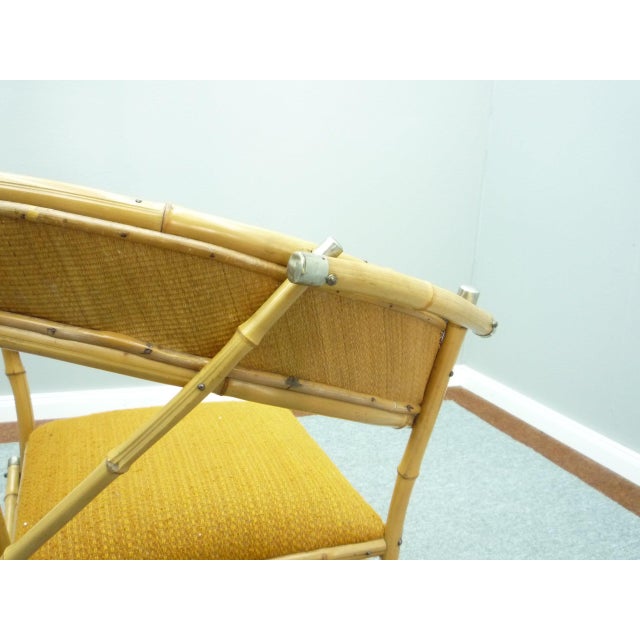 Abstract Handmade Bamboo Chair, 1920s For Sale - Image 10 of 12