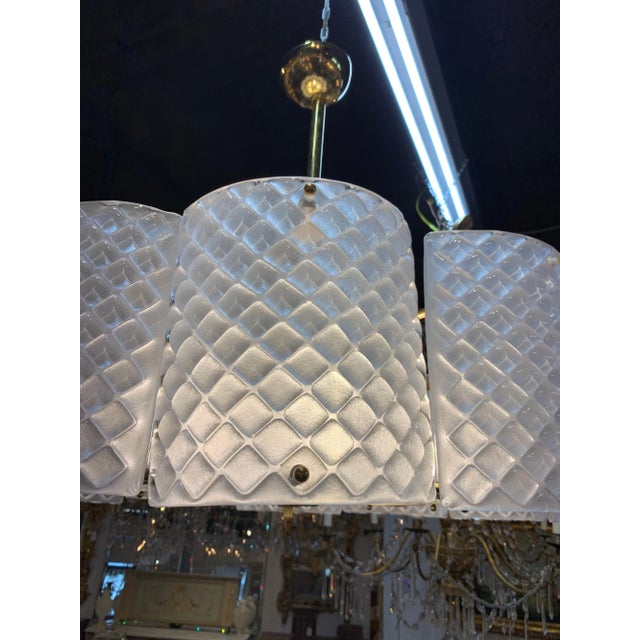 Modern Modern Murano Glass Chandelier For Sale - Image 3 of 7