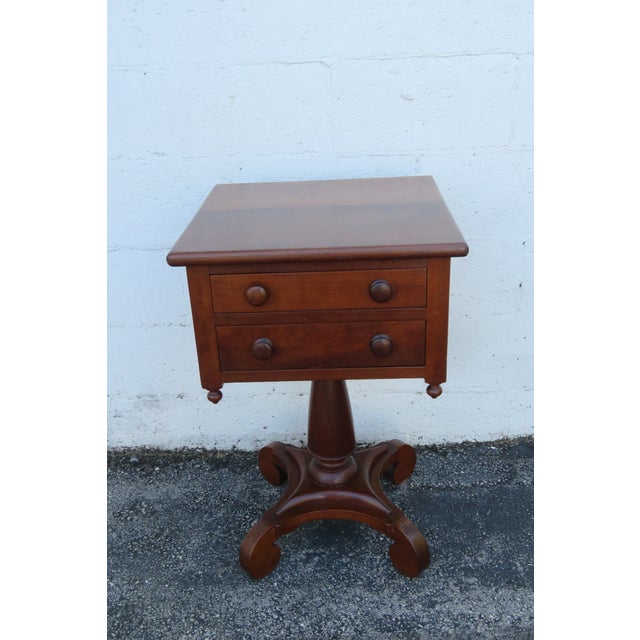 This beautiful Nightstand made of wood, and solid wood. The Table has Empire style and design, it was made in the Late...
