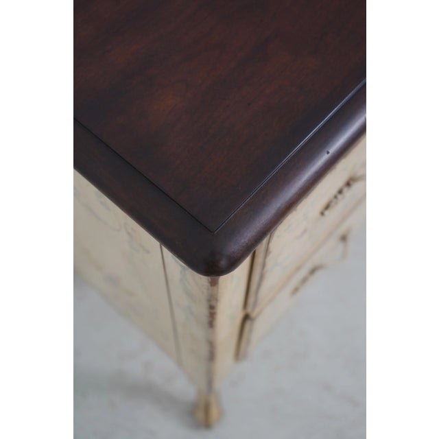 Domain Venetian Paint Decorated 2 Drawer Commode Chest For Sale In Philadelphia - Image 6 of 12