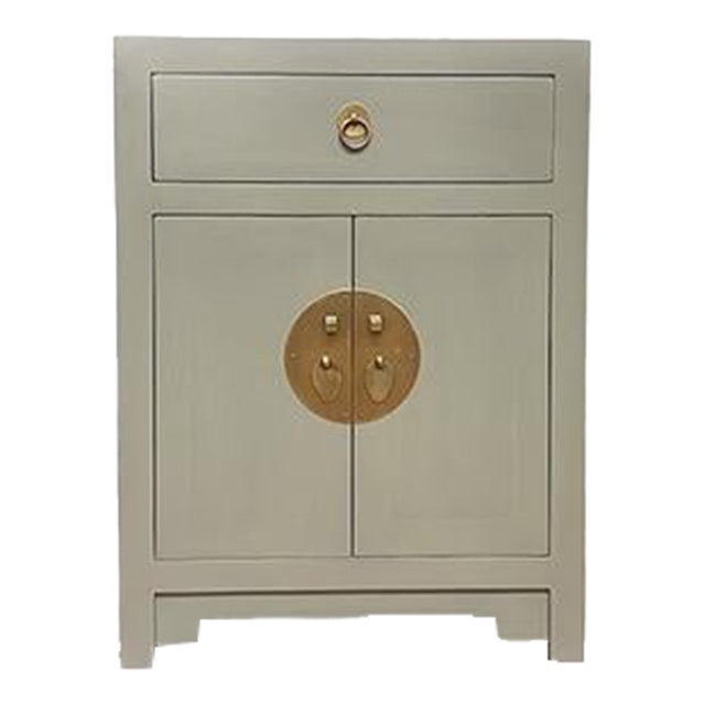 Zen Side Table-Grey For Sale
