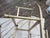 Vintage Mid-Century Hollywood Regency Racetrack Oval Brass & Glass Coffee Table in the Style of Maison Jansen For Sale - Image 6 of 10