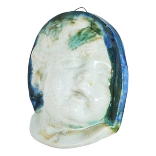 Cherub or Child Bas-Relief Wall Plaque, Early 20th Century For Sale