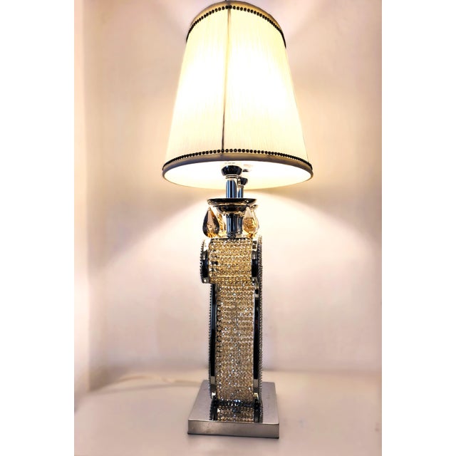 Table Lamps with Swarovski Crystals from Gallo Design, 2000s, Set of 2 For Sale - Image 3 of 12