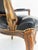 Vintage Italian Chateau d'Ax Leather Armchairs With Brass Nailhead Details, Pair For Sale - Image 9 of 12