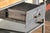 Gray 1950s Industrial Butcher Block Workstation Table With Steel Frame, Drawer & Removable Galvanized Trays For Sale - Image 8 of 18