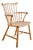 Danish Mid-Century Wooden 3250 Windsor Wingback Dining Office Chair by Børge Mogensen, 1960s For Sale