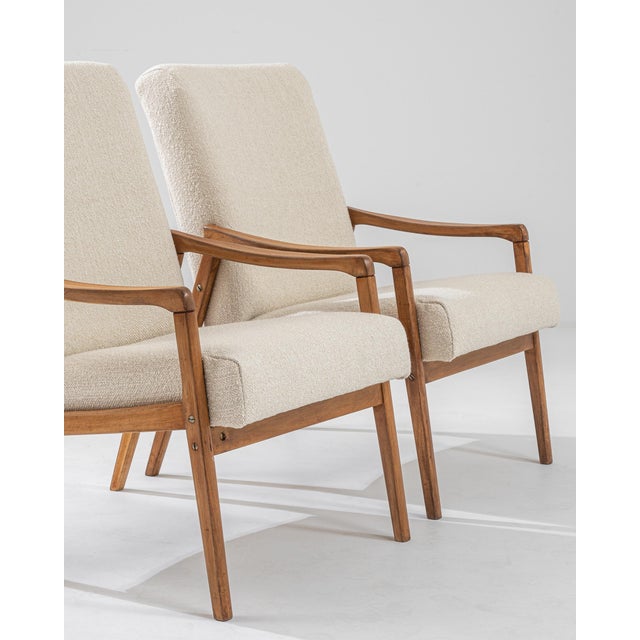 1960s Czechia Wooden Armchairs - A Pair For Sale - Image 11 of 18